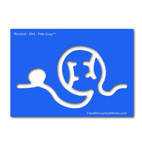 Image of Baseball - Mini - Path Easy™ - 1/4 Inch Path Width - 1/8 Inch Thick