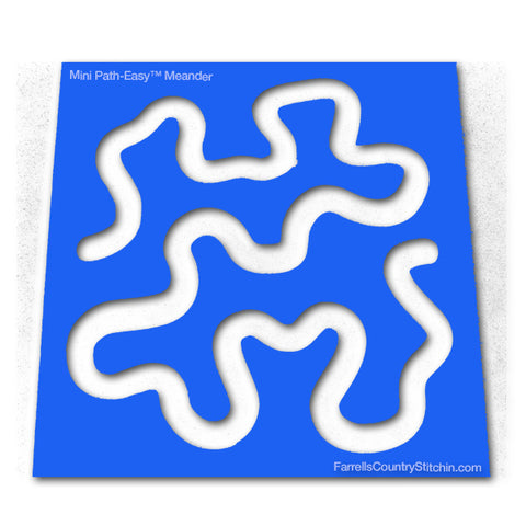 Image of 5 Piece Beginner Template Set - Mini - Path Easy™ - 1/4 Inch Path Width - 1/8 Inch Thick