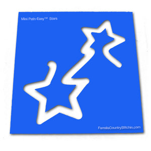 Stars - Mini - Path Easy™ - 1/4 Inch Path Width - 1/8 Inch Thick