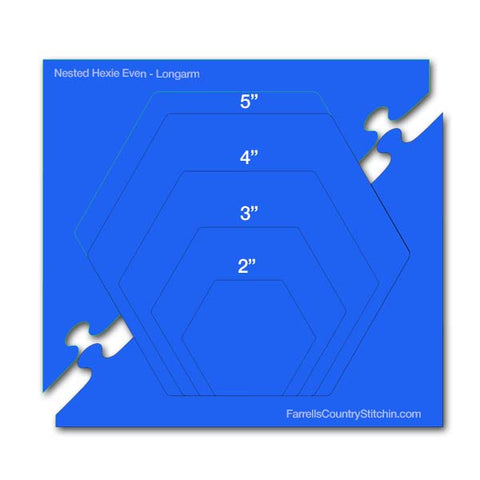 Image of 5 Piece Spyro Quilting Set - Longarm - 1/4 Inch Thick