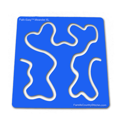 Image of 5 Piece Beginner Template Set - Mini XL - Path Easy™ - 1/4 Inch Path Width - 1/8 Inch Thick