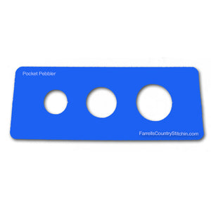 Pocket Pebbler - Stones - Longarm - 1/4 Inch Thick
