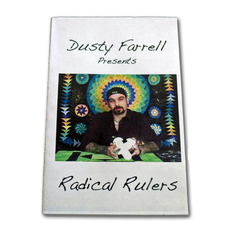 Image of Dusty's Radical Rulers Set w/ DVD - Longarm - 1/4 Inch Thick