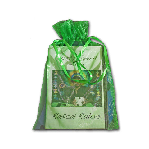 Image of Dusty's Radical Rulers Set w/ DVD - Longarm - 1/4 Inch Thick