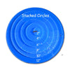 6 Stacked Circles- Longarm - 1/4 Inch Thick
