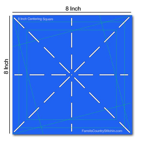 Image of Centering Squares - Set of 2 - 6 & 8 Inch - 1/8 Inch Thick For Marking And Rotary Cutting