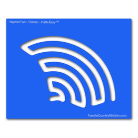Baptist Fan - Classic - Path Easy™ - 1/2 Inch Path Width - 1/8 Inch thick