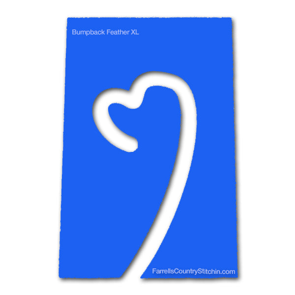 Bumpback Feather - Mini XL - Path Easy™ - 1/4 Inch Path Width - 1/8 Inch Thick