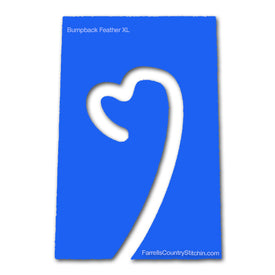 Bumpback Feather - Mini XL - Path Easy™ - 1/4 Inch Path Width - 1/8 Inch Thick