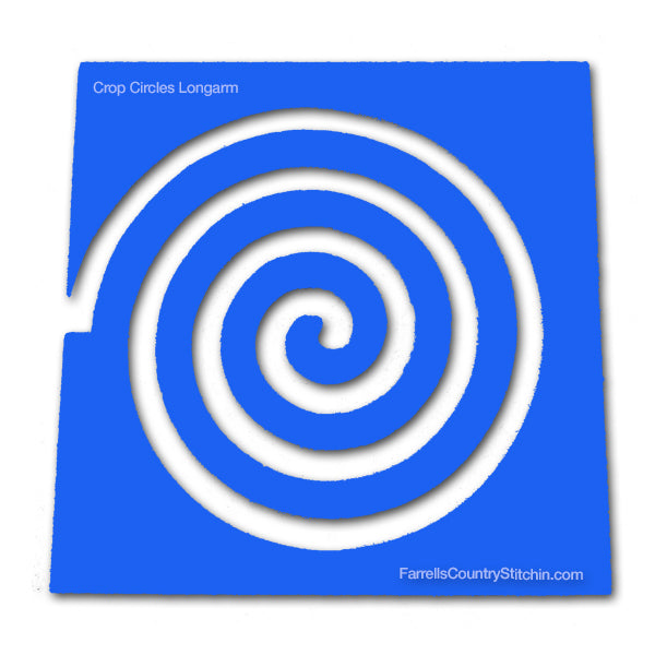 Crop Circle - Longarm - Path Easy™ 1/2 Inch Path Width - 1/4 Inch Thick