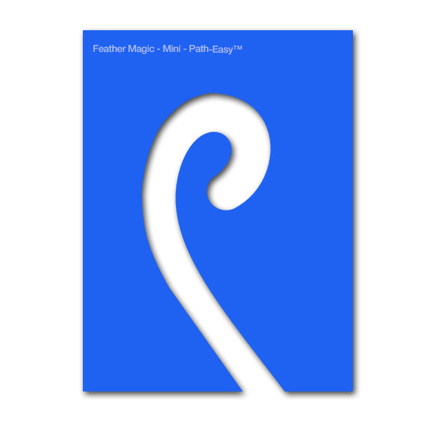 5 Piece Mini Beginner Template Set w/Foot - 1/4 Inch Path Width -1/8 Inch Thick.