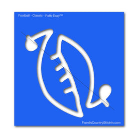 Football - Classic - Path Easy™ - 1/2 Inch Path Width - 1/8 Inch thick