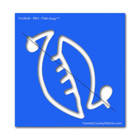 Football - Mini - Path Easy™ - 1/4 Inch Path Width - 1/8 Inch Thick