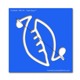 Football - Mini XL - Path Easy™  - 1/4 Inch Path Width - 1/8 Inch Thick