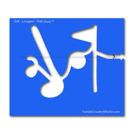 Golf - Longarm - w/Key - Path Easy™ - 1/2 Inch Path Width - 1/4 Inch Thick