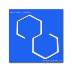 Hexagon - Mini - Path Easy™ - 1/4 Inch Path Width - 1/8 Inch Thick