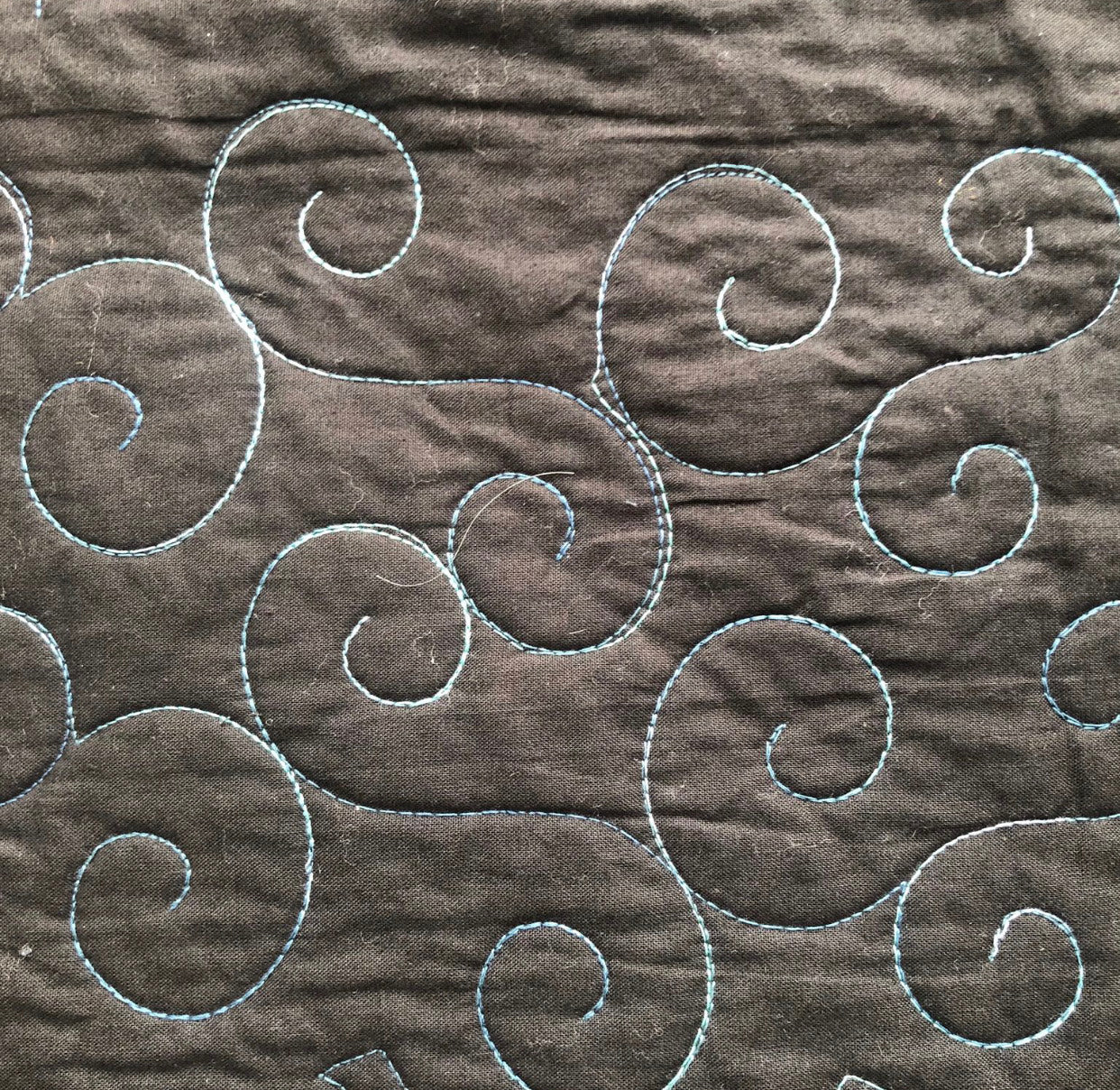 Swirls - Longarm - w/Key - Path Easy™ - 1/2 Inch Path Width - 1/4 Inch Thick