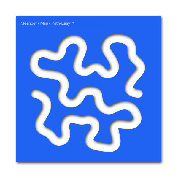 $99 Special Offer! Mini Foot & 5 Piece Mini Beginner Template Set - 1/4 Inch Path Width -1/8 Inch Thick. (Tik Tok or Facebook live special)