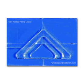Nested - Flying Geese - Mini - 1/4 Inch Path Width - 1/8 Inch Thick