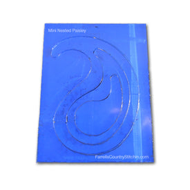 Nested - Paisley - Mini - 1/8 Inch Thick