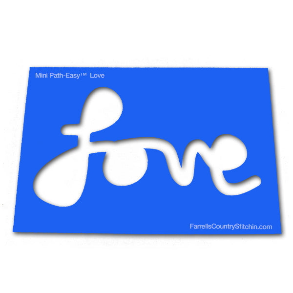 Love - Mini - Path Easy™ - 1/4 Inch Path Width - 1/8 Inch Thick