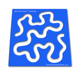 Meander - Mini - Path Easy™  - 1/4 Inch Path Width - 1/8 Inch Thick