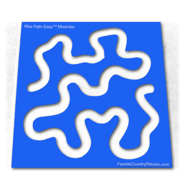 5 Piece Beginner Template Set - Mini - Path Easy™ - 1/4 Inch Path Width - 1/8 Inch Thick