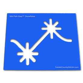 Snowflakes - Mini - Path Easy™ - 1/4 Inch Path Width - 1/8 Inch Thick