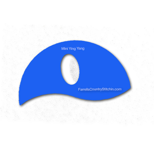 Mini Ying Yang - Longarm - 1/4 Inch Thick