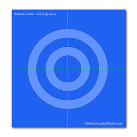 Nested - Circles - 1/8 Inch Thick.