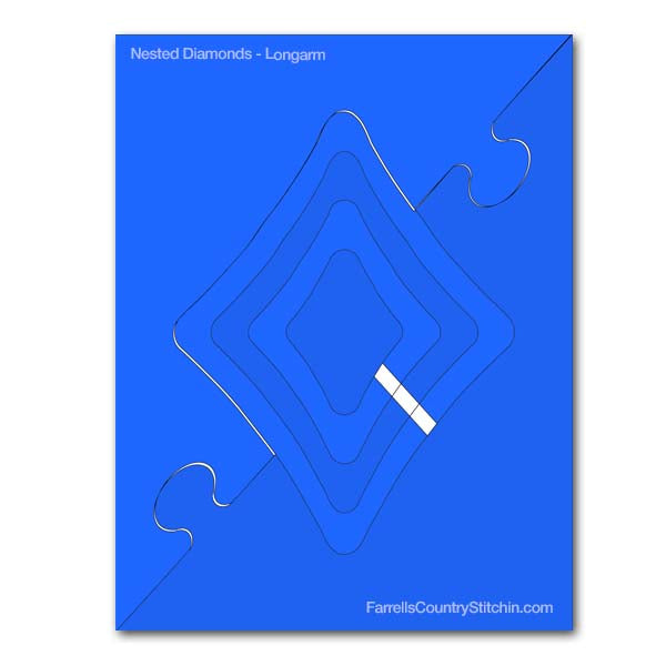 5 Piece Spyro Quilting Set - Longarm - 1/4 Inch Thick