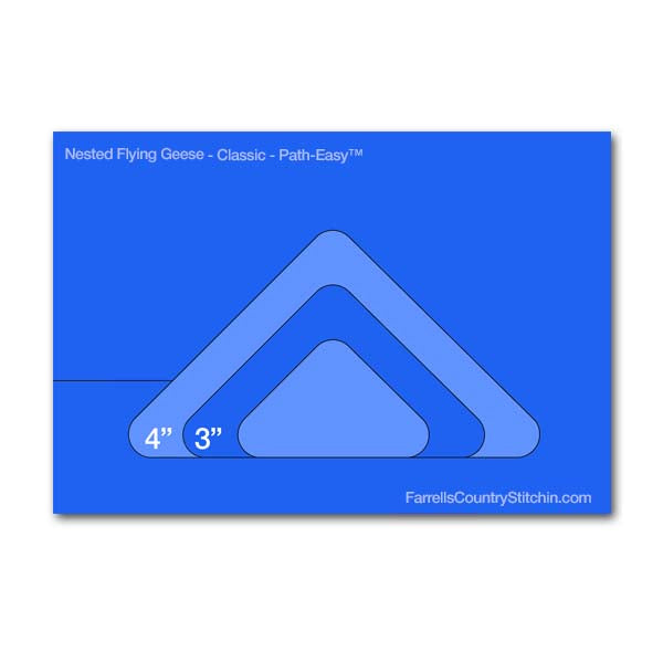 Nested - Flying Geese - Classic -1/8 inch thick