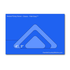 Nested - Flying Geese - Classic -1/8 inch thick