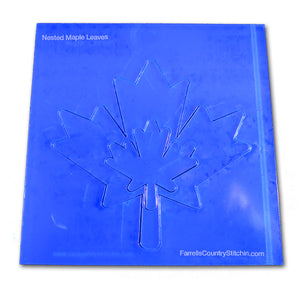 Nested - Maple Leaves - 1/8 Inch Thick