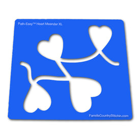 Heart Meander - Mini XL - Path Easy™ - 1/4 Inch Path Width - 1/8 Inch Thick