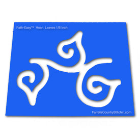Heart Leaves - Classic - Path Easy™ 1/2 Inch Path Width - 1/8 Inch
