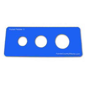 Pocket Pebbler II - Stones - Longarm - 1/4 Inch Thick