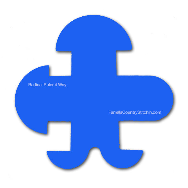 5 Piece Radical Rulers Set - Classic - 1/8 Inch Thick