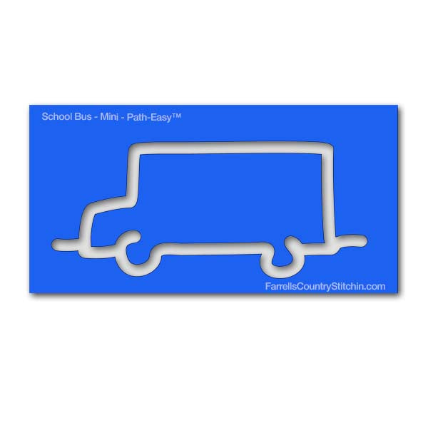 School Bus - Mini - Path Easy™ - 1/4 Inch Path Width - 1/8 Inch Thick