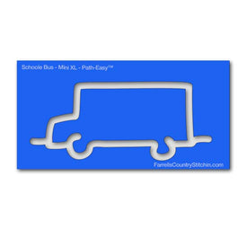 School Bus - Mini XL - Path Easy™  - 1/4 Inch Path Width - 1/8 Inch Thick