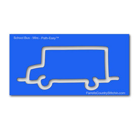 School Bus - Mini - Path Easy™ - 1/4 Inch Path Width - 1/8 Inch Thick