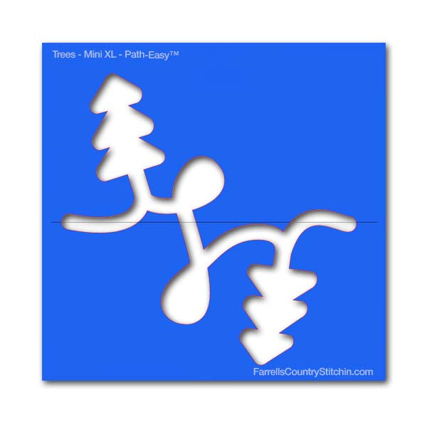 Trees - Mini XL - Path Easy™  - 1/4 Inch Path Width - 1/8 Inch Thick